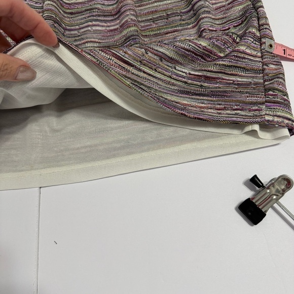 Aqua Strapless Multicolor Textured Knit Dress | Size M | Made in USA - Picture 8 of 10